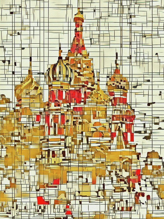 Moscow Digital Art by David Hansen