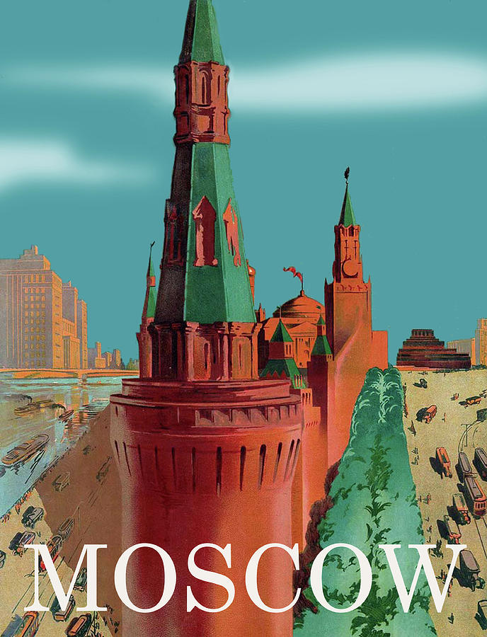Moscow Digital Art - Moscow by Long Shot