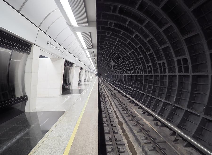 Architecture Photograph - Moscow Metro - Yin And Yang by Maxim Makunin