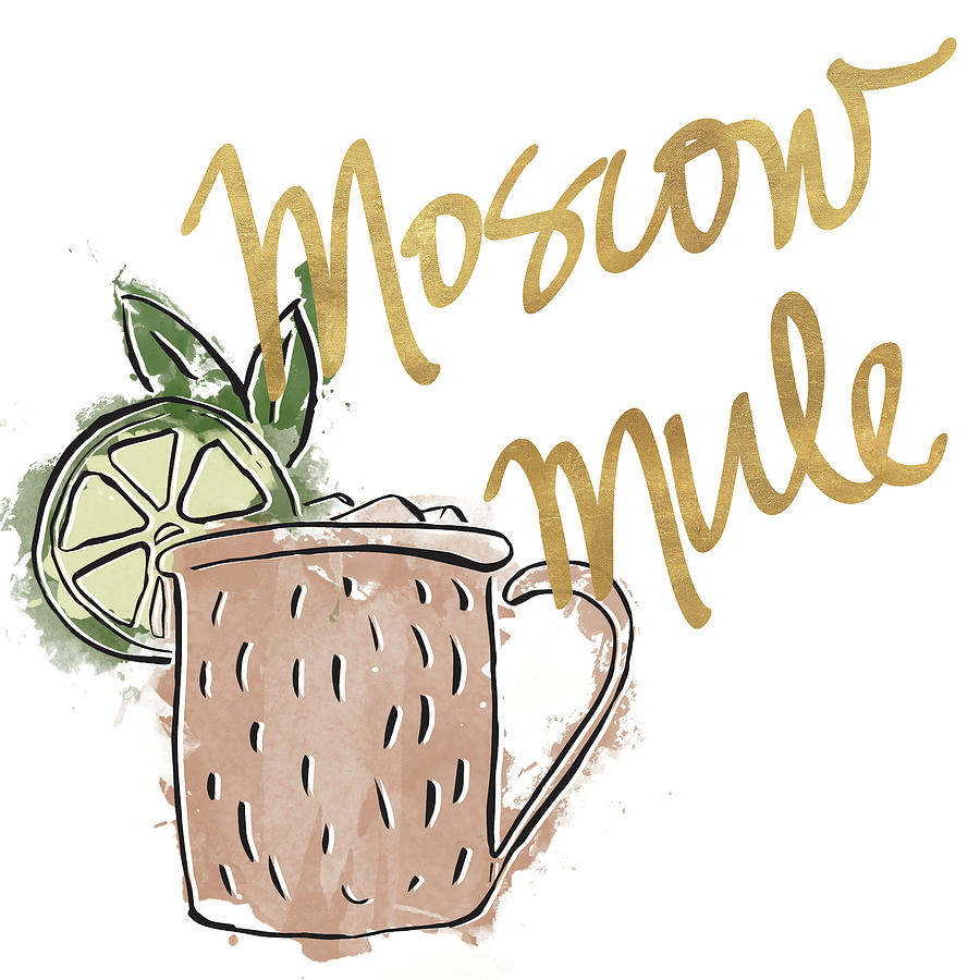 Moscow Digital Art - Moscow Mule by Sd Graphics Studio