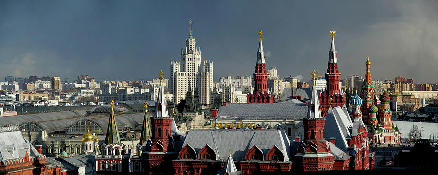 Moscow Skyline Photograph by Vladimir Zakharov