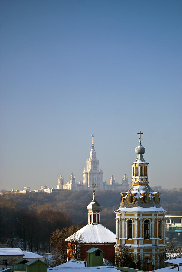 Moscow. Sparrow Lenin Hills Photograph by Boris Sv