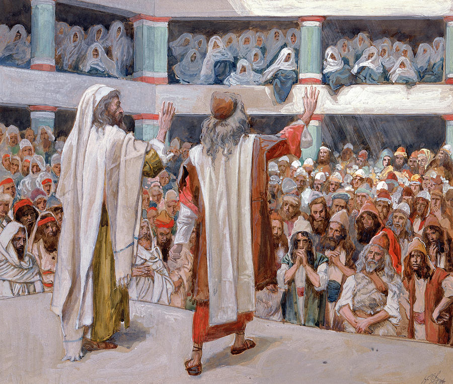 Moses and Aaron Talk to People 1902 by James Tissot