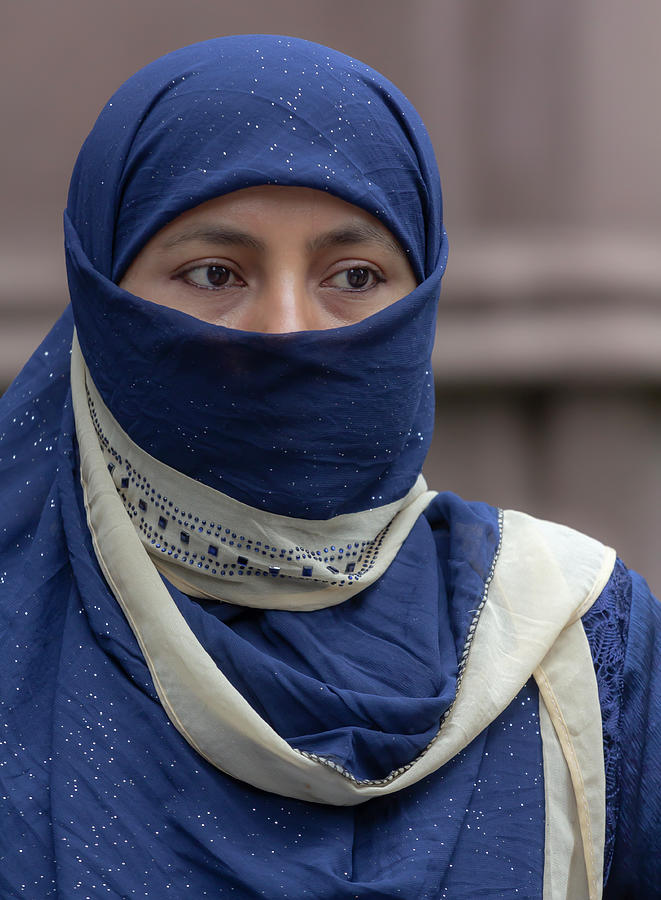 Moslem Day NYC 9_23_2018 Moslem Woman Photograph by Robert Ullmann