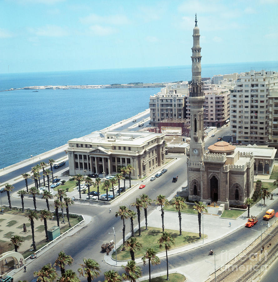 Mosque And Minaret In Alexandria Photograph by Bettmann