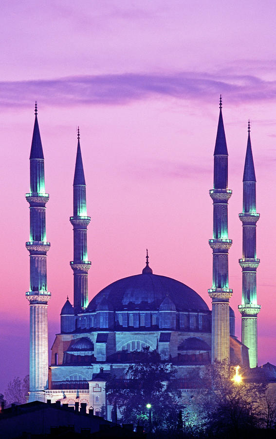 Mosque At Sunset Photograph by Murat Taner