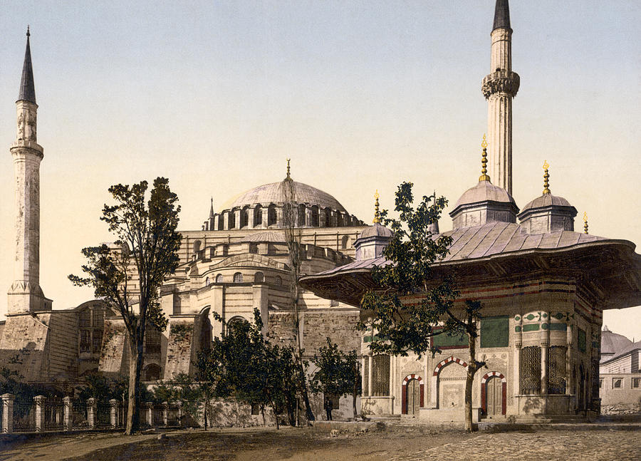 Mosque of St. Sophia - 1890 Photograph by War Is Hell Store