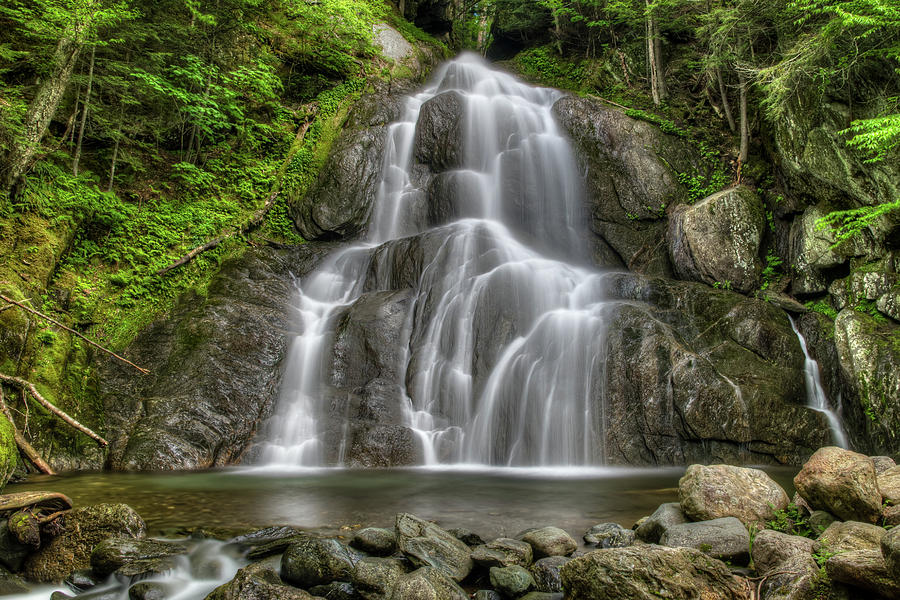 Moss Glen Falls - Granville Vermont Photograph by Chad Dikun