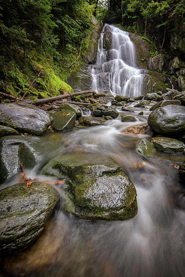 Nature Photograph - Moss Glen Waterfall by Rick Berk