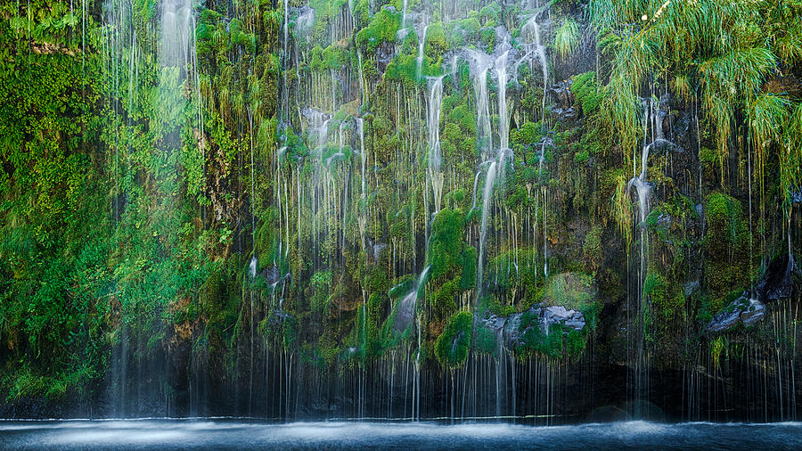Mossbrae Falls Photograph by Chuanxu Ren