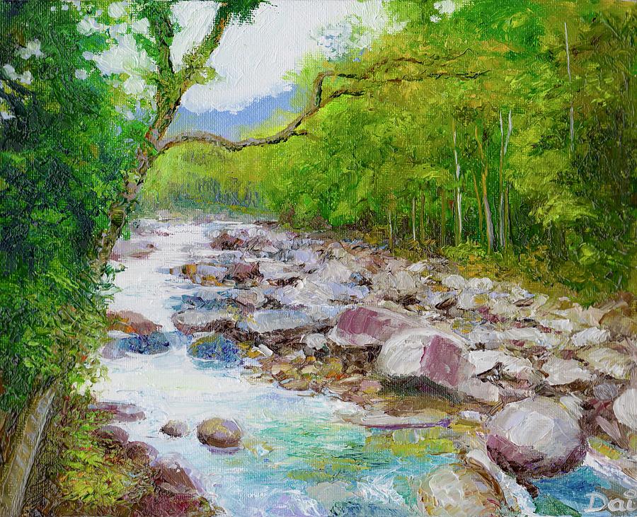Mossman River in Far North Queensland Painting by Dai Wynn