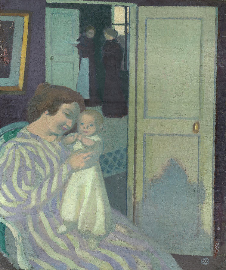 Mother and Child, 1897 Painting by Maurice Denis - Fine Art America