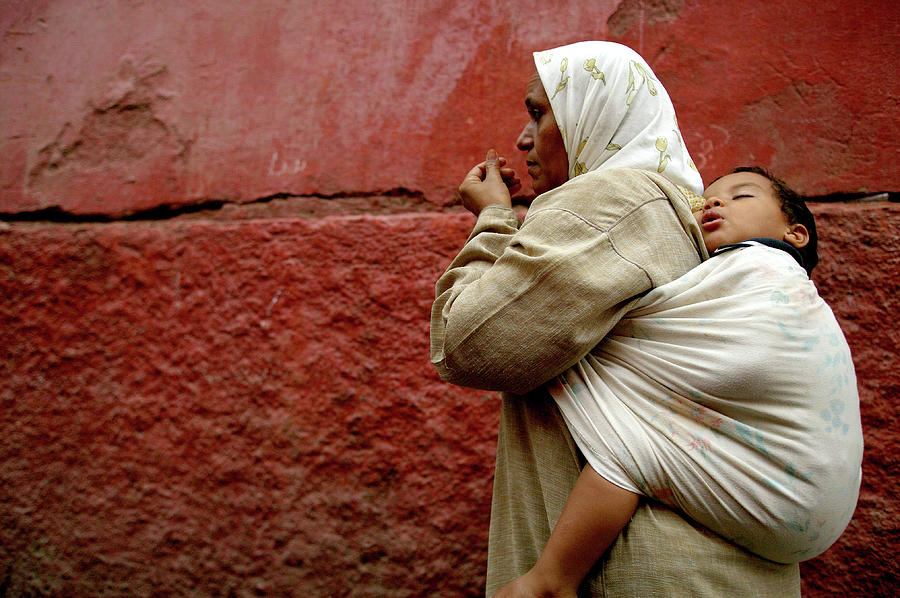 Mother And Child In The Narrow Alleys Photograph by Lonely Planet