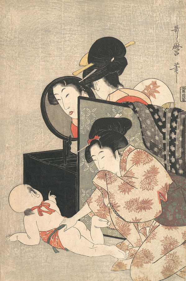 Mother and Child Relief by Kitagawa Utamaro