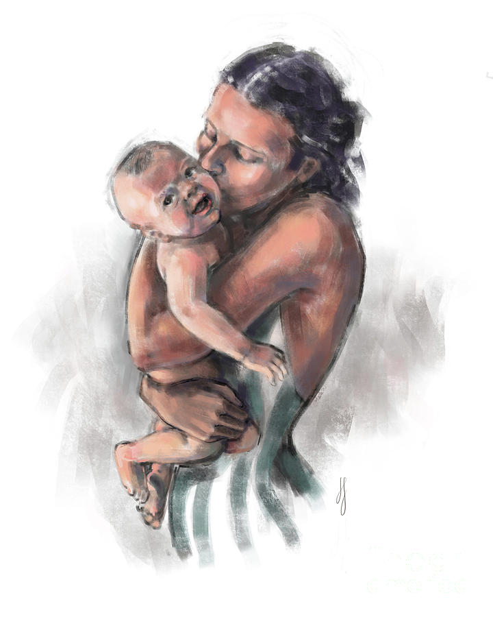 Mother and Child by Lora Serra Mother and Child by Lora Serra