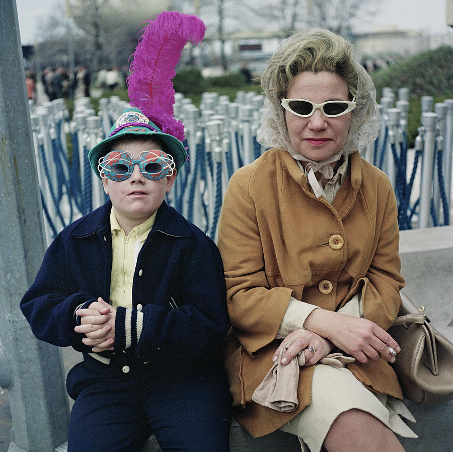 Mother And Son At New York Worlds Fair Photograph by Chris Morphet
