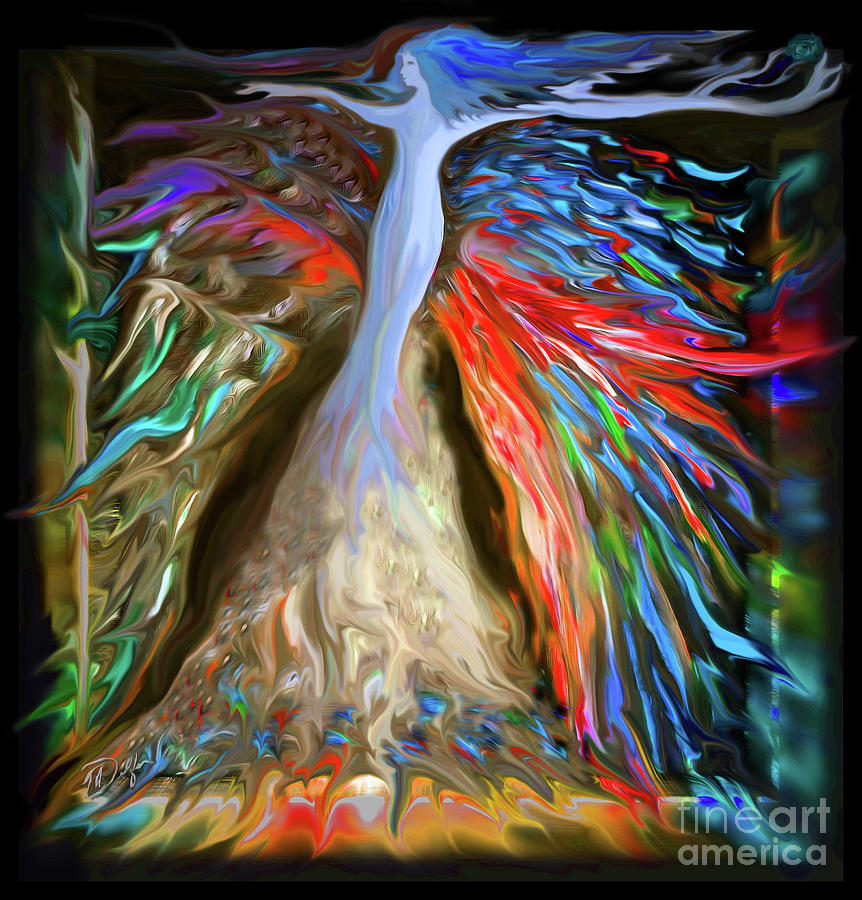 Nature Painting - Mother Earth by Tracy Delfar
