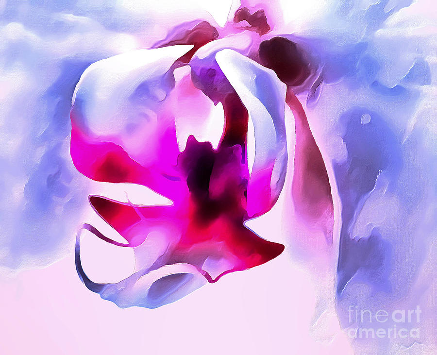 Orchid Digital Art - Mother Orchid by Krissy Katsimbras