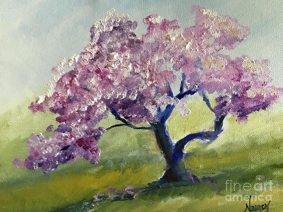 Mothers Day Crabapple tree Painting by Nancy Anton | Fine Art America