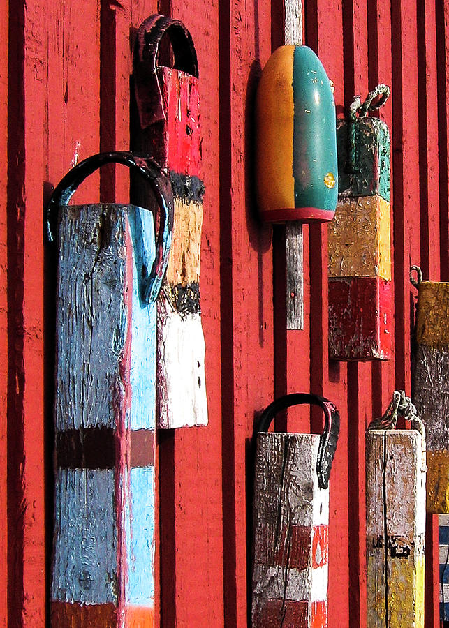 Motif #1 Buoys Photograph by Ginger Stein