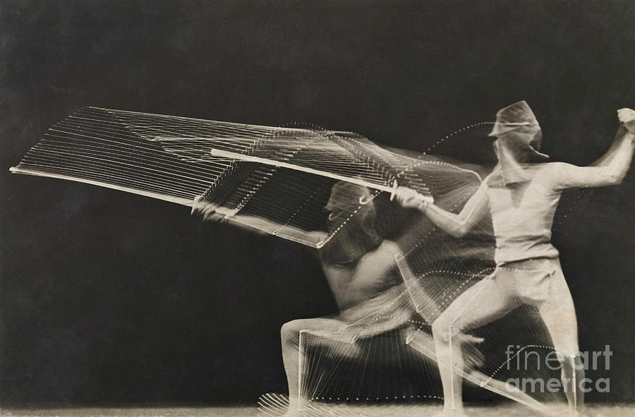 Motion Study Of Fencing Photograph by Metropolitan Museum Of Art/science Photo Library