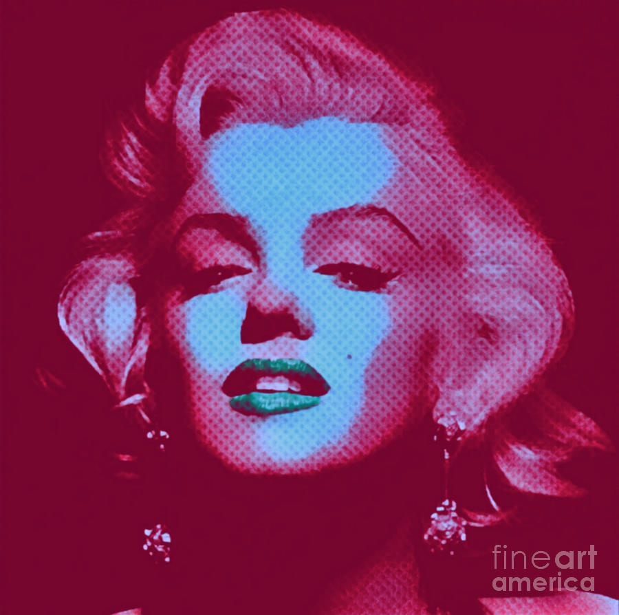 Motiv Marilyn Monroe Overdosis Red Classic Painting by Felix Von ...