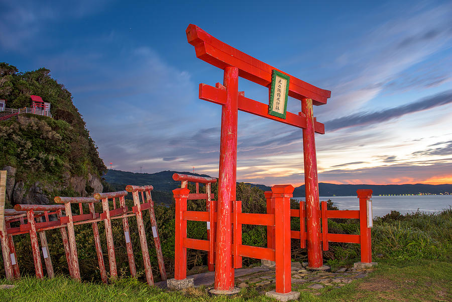 Cityscape Photograph - Motonosumi Inari Shrine In Yamaguchi by Sean Pavone
