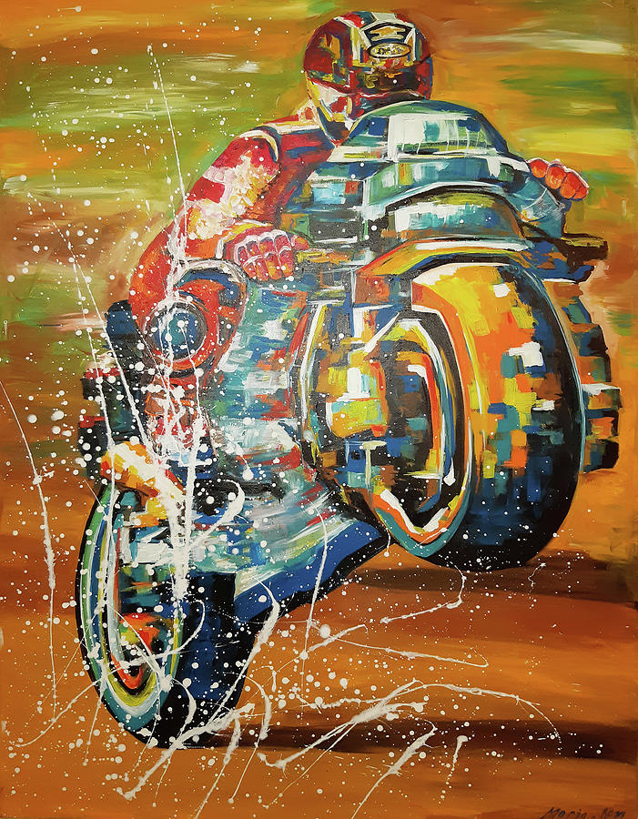 Motorcycle by MARIA ROM Motorcycle by MARIA ROM