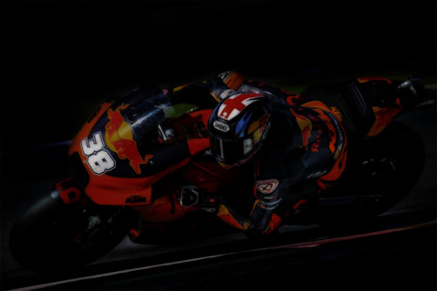 Motorcycle Racing 3a Mixed Media by Brian Reaves - Fine Art America