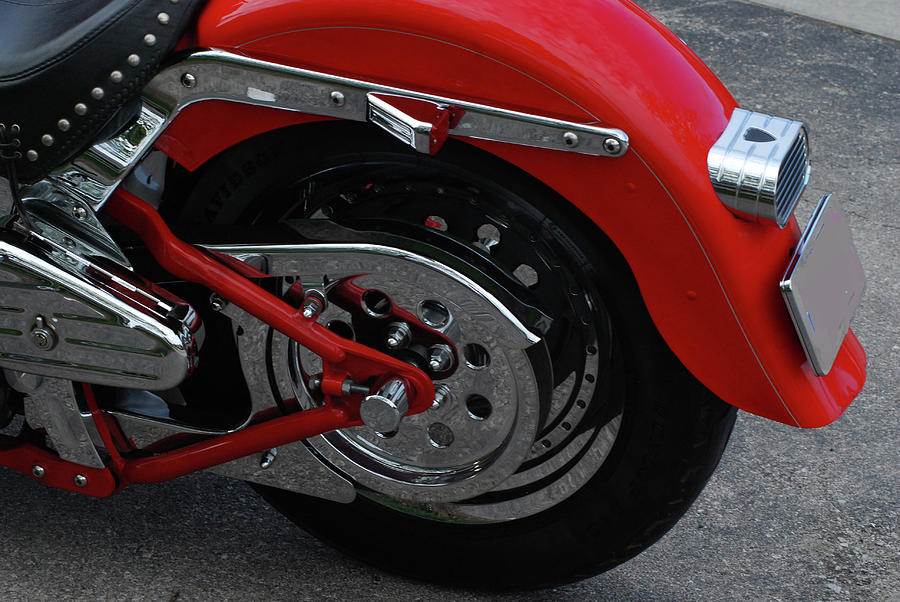 Motorcycle Wheel Photograph by Ee Photography