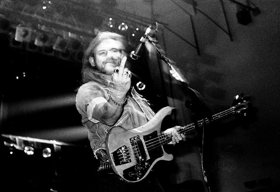 Motorhead Lemmy Kilmister Live Photograph by Martyn Goodacre