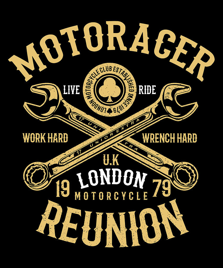 Motorracer Reunion Digital Art by Long Shot