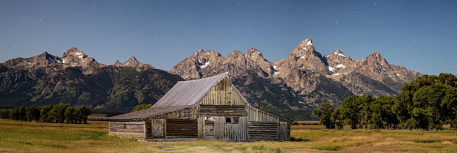 Moulton Barn in Grand Teton National Park, Wyoming, USA Photograph by Alex Grichenko