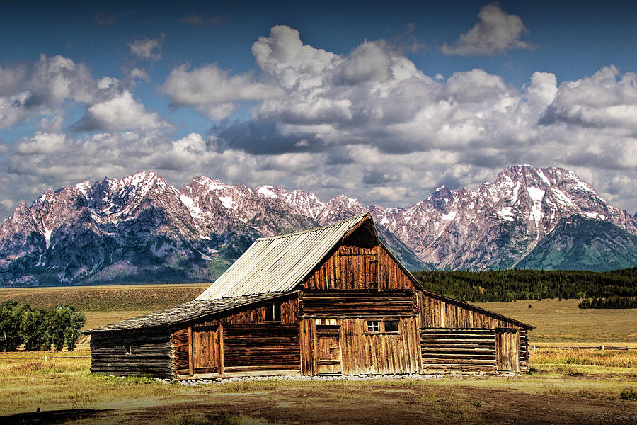 Moulton Barn on Mormon Row in the Grand Tetons Photograph by Randall Nyhof