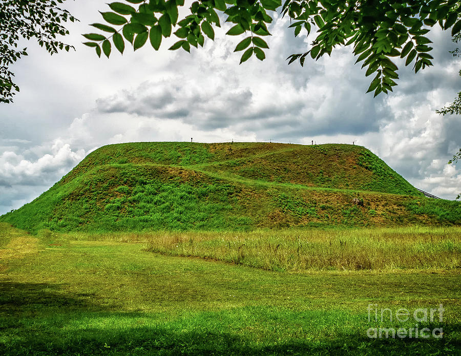 Mound A At The Etowah Indian Mounds Photograph By Nick Zelinsky Jr