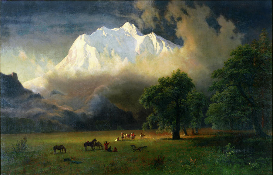 Mount Adams, Washington Painting by Albert Bierstadt