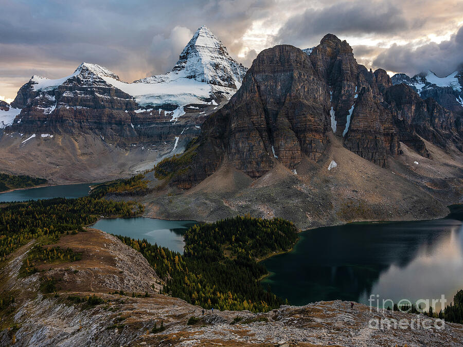 Mount Assiniboine And Sunburst Peak Photograph