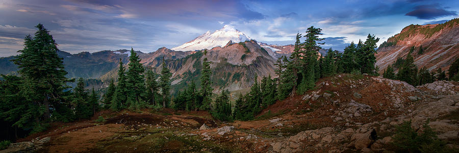 Mountain Photograph - Mount Baker From Artist Point by James K. Papp
