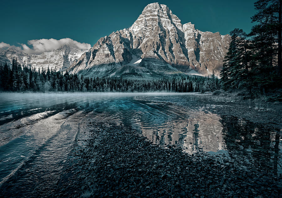 Mount Chephren Reflected Photograph by Dan Jurak