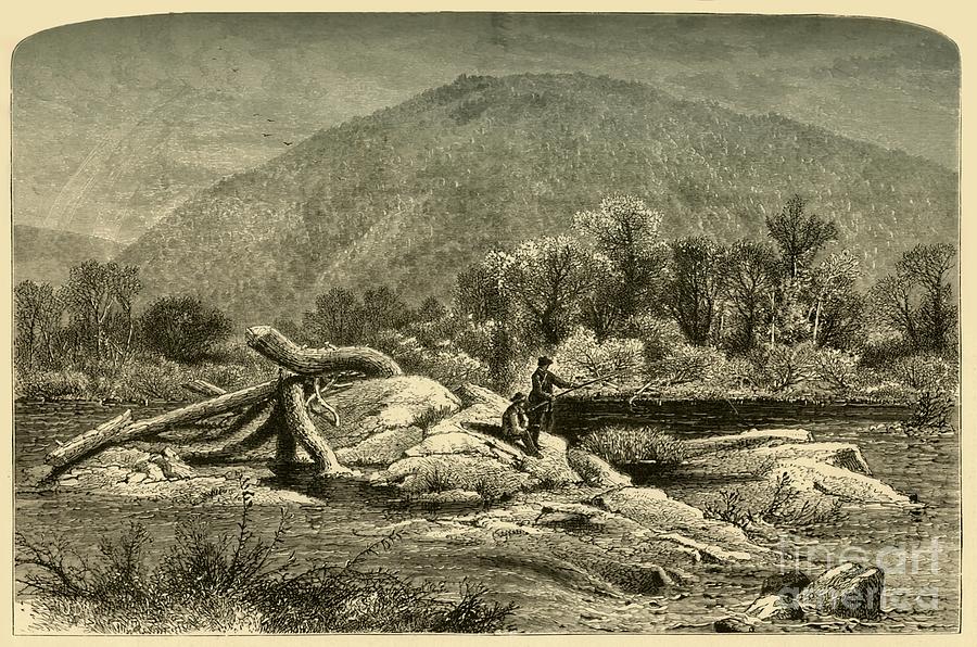 Mount Chesterfield Drawing by Print Collector