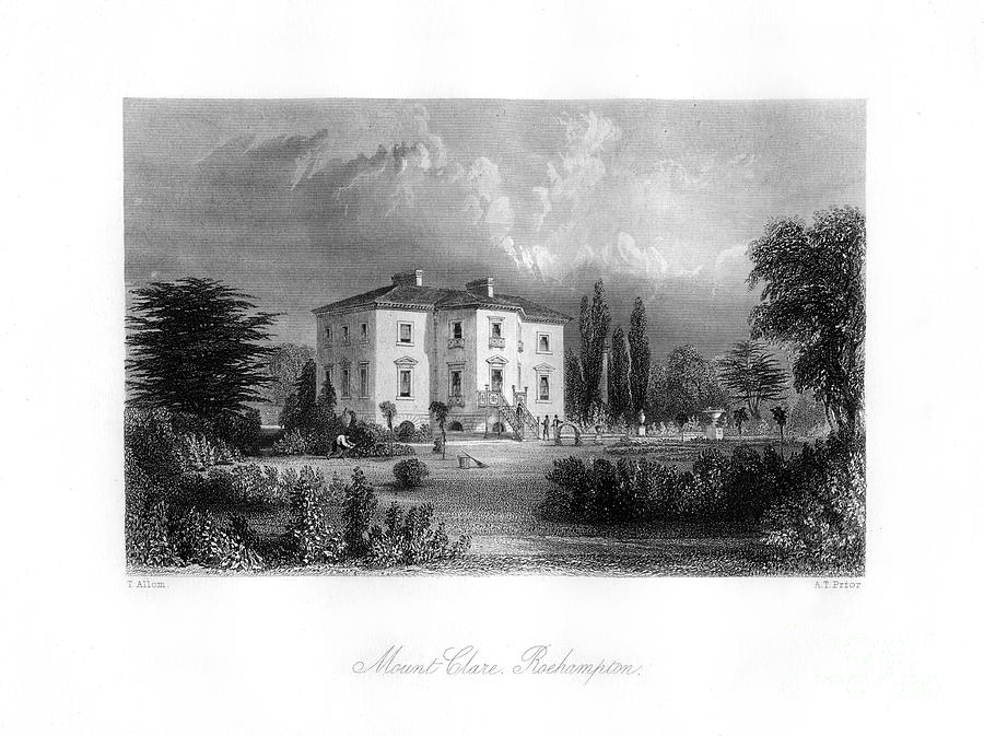 Mount Clare, Roehampton, South London Drawing by Print Collector