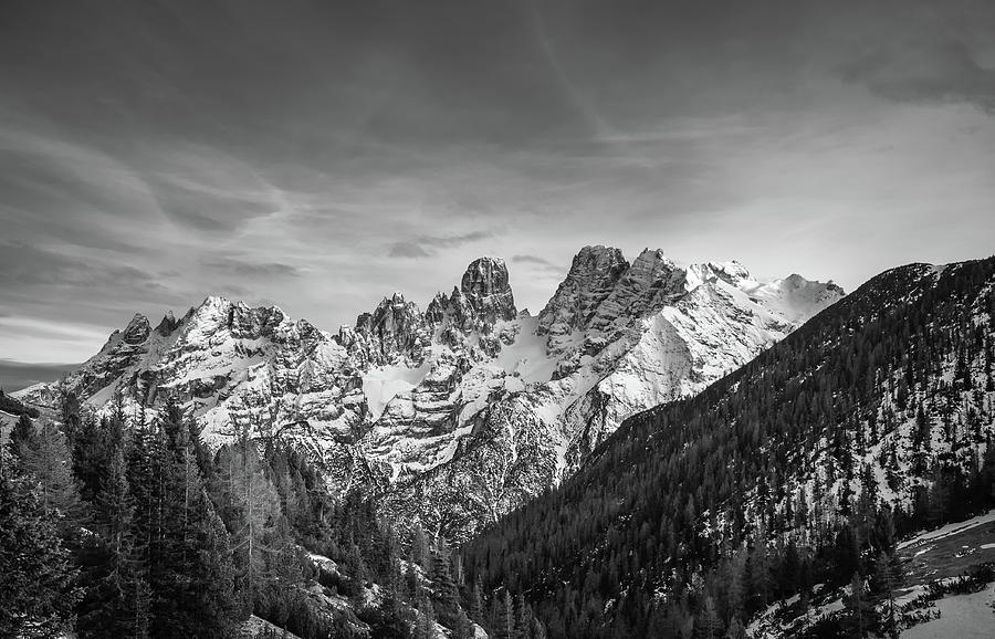 Mount Cristallo Photograph by Carlo Zustovi Photographer