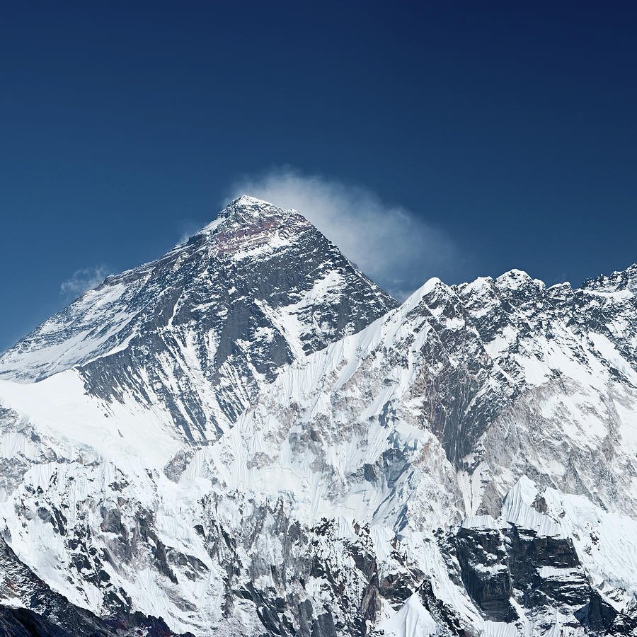 Mount Everest And Nuptse Photograph by Hadynyah