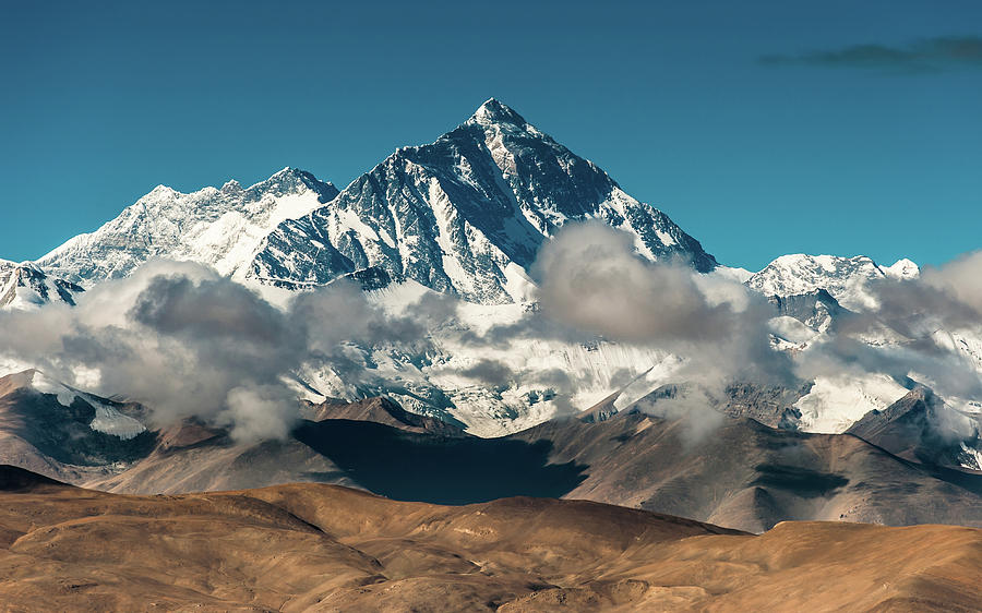 Mount Everest Photograph by Coolbiere Photograph