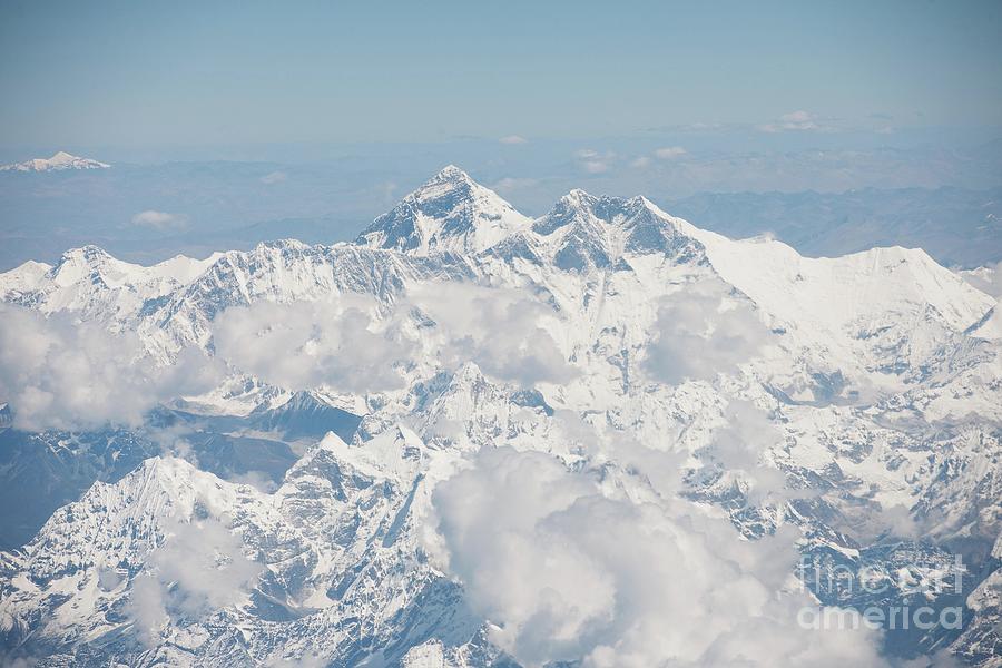 Mount Everest. From The Air, Bhutan Photograph by - Fine Art America