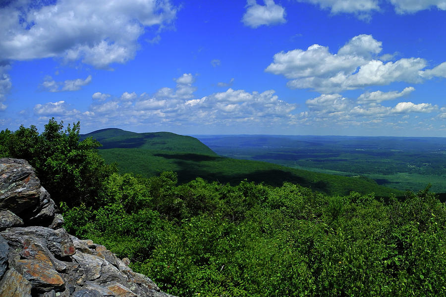Mount Everett and Mount Race from the Summit of Bear Mountain in Connecticut Photograph by Raymond Salani III