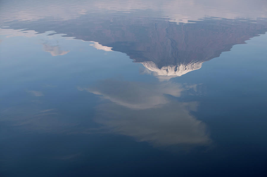 Mount Fuji Reflected In Lake Motosu Photograph by Art Wolfe