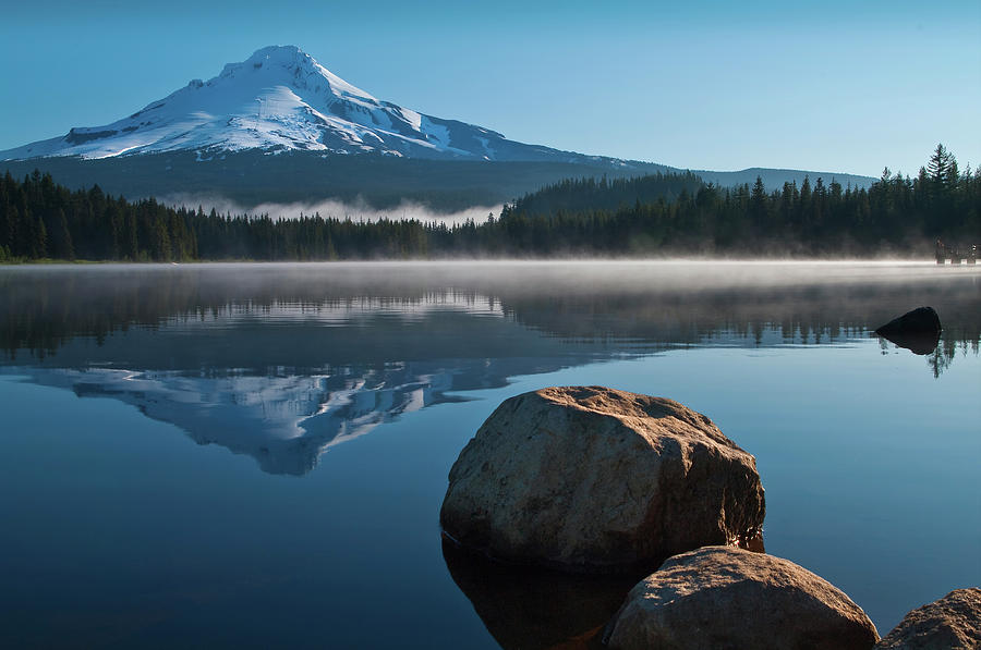 Nature Photograph - Mount Hood At Morning by Kcvensel Photography