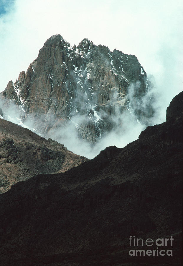 Mount Kenya Photograph by John Reader/science Photo Library
