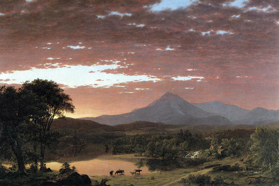 Mount Ktaadn (Katahdin) Painting by Frederic Edwin Church
